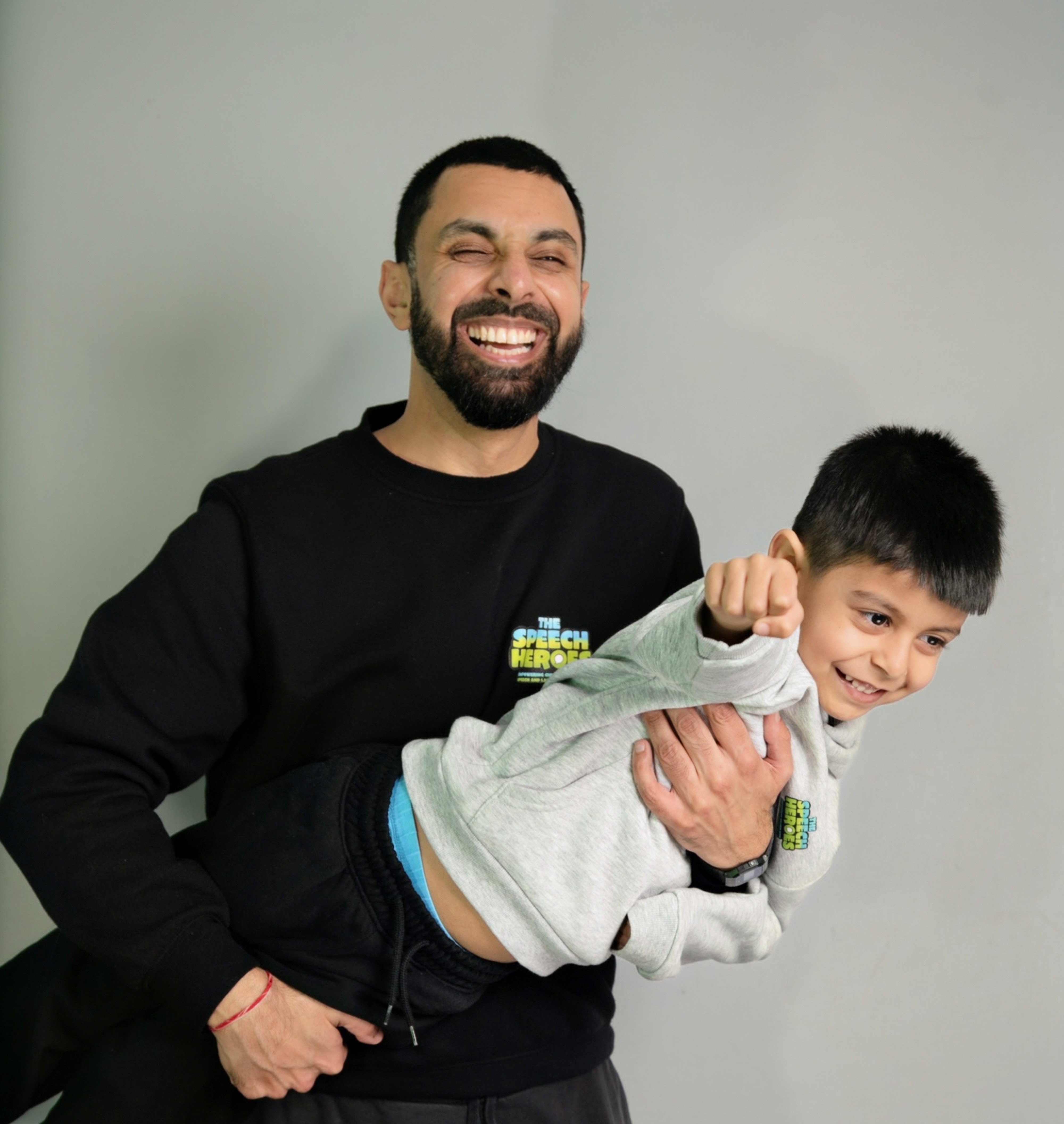 Father and son - The Speech Heroes family journey
