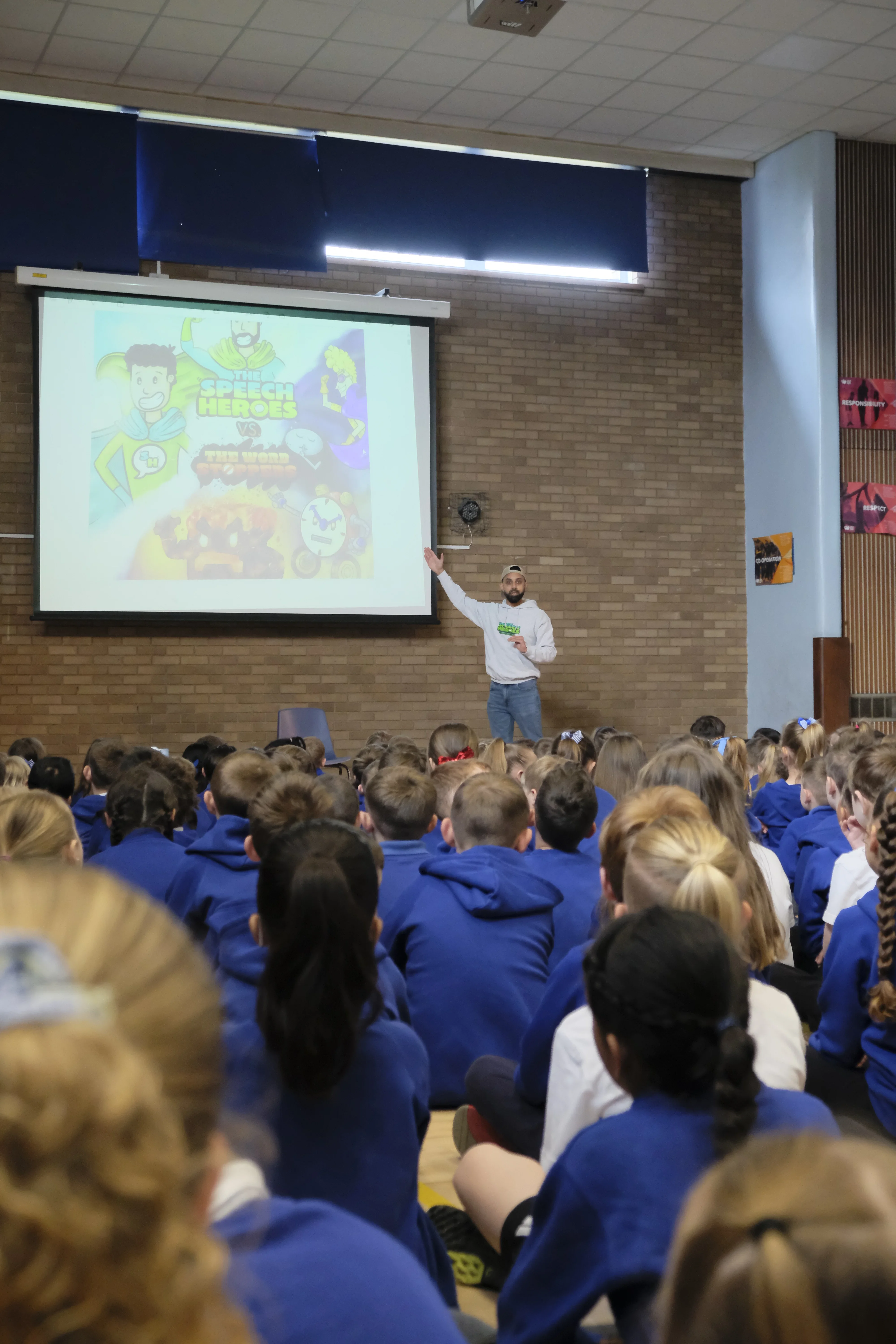 Speech Heroes workshop at St Johns Primary School, Wolverhampton